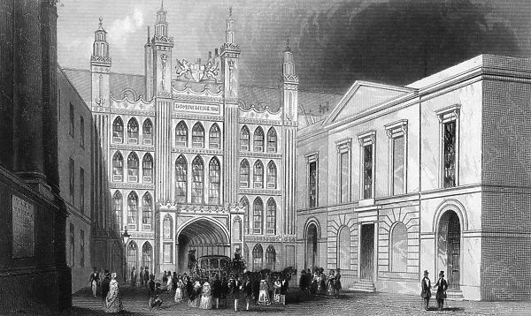 GUILDHALL. The forecourt Date: circa 1840