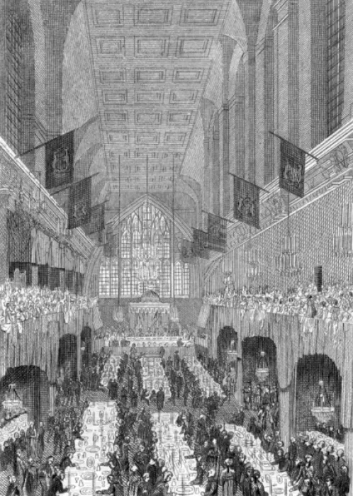 Framed Print : Guildhall Banquet Framed Print : Guildhall Banquet
