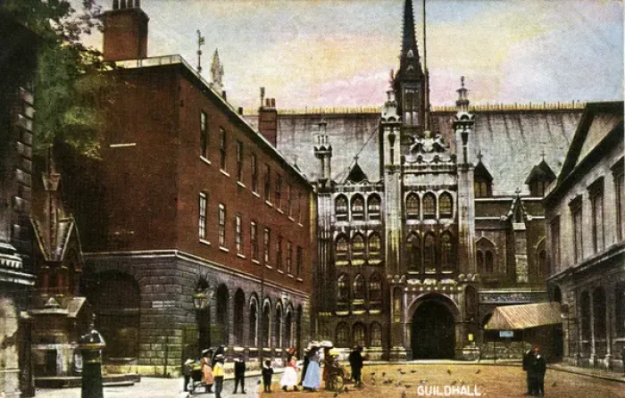 Framed Print : The Guildhall, City of London, London Framed Print : The Guildhall, City of London, London