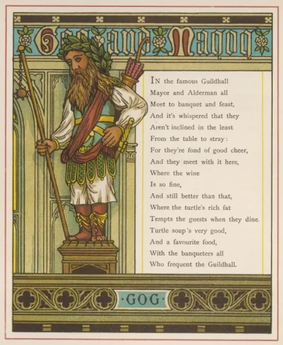 Framed Print : Guildhall / Gog 1883 Framed Print : Guildhall / Gog 1883