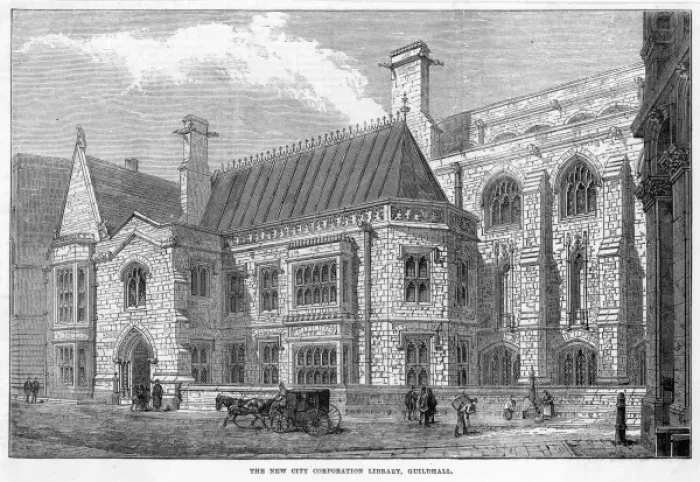 Framed Print : Guildhall Library Framed Print : Guildhall Library