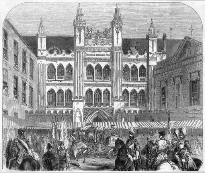 Framed Print : Guildhall Royal Visit Framed Print : Guildhall Royal Visit