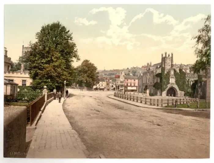Framed Print : Guildhall Square, Tavistock, England Framed Print : Guildhall Square, Tavistock, England