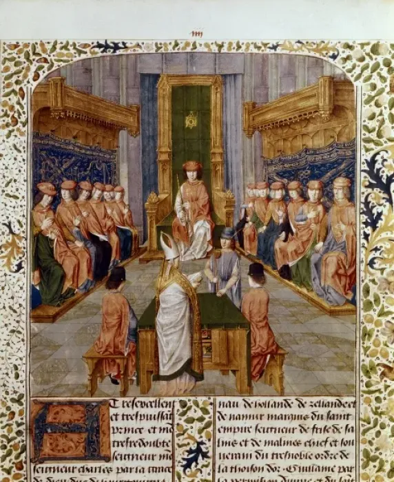 Framed Print : Guillaume Fillastre. Bishop of Tournai and Chancellor Framed Print : Guillaume Fillastre. Bishop of Tournai and Chancellor