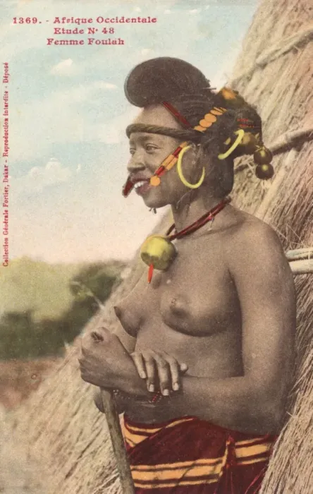 Framed Print : Guinea, Africa - A Fula Girl Framed Print : Guinea, Africa - A Fula Girl