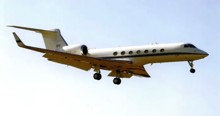 Framed Print : Gulfstream Aerospace C-37B 166377 Framed Print : Gulfstream Aerospace C-37B 166377