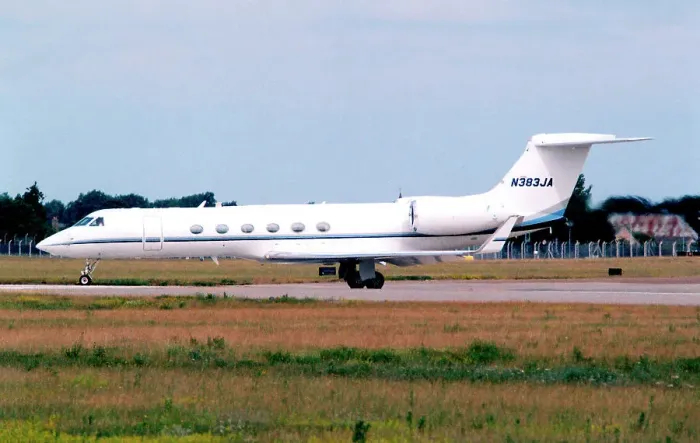 Framed Print : Gulfstream Aerospace G-V N383JA Framed Print : Gulfstream Aerospace G-V N383JA