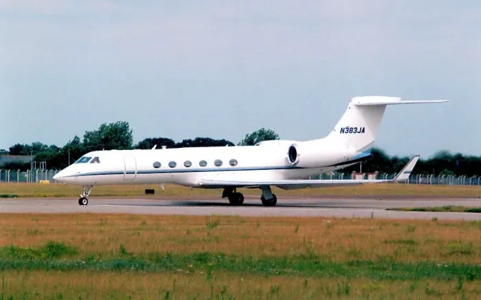 Framed Print : Gulfstream Aerospace G-V N383JA Framed Print : Gulfstream Aerospace G-V N383JA