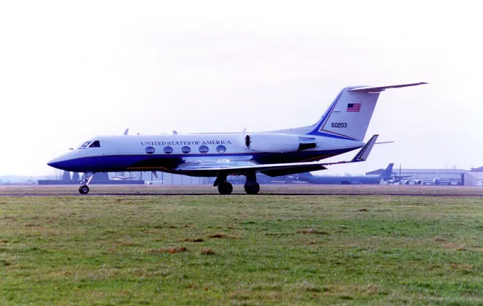 Framed Print : Gulfstream C-20B 86-0203 Framed Print : Gulfstream C-20B 86-0203