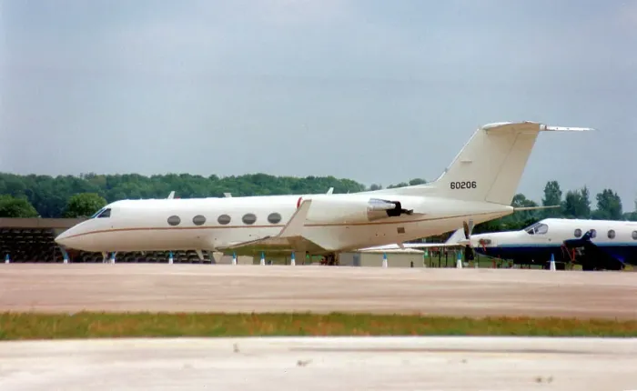 Framed Print : Gulfstream C-20B 86-0206 Framed Print : Gulfstream C-20B 86-0206