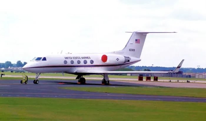 Framed Print : Gulfstream C-20D 163691 Framed Print : Gulfstream C-20D 163691