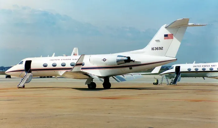 Framed Print : Gulfstream C-20D 163692 Framed Print : Gulfstream C-20D 163692