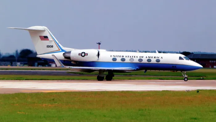 Framed Print : Gulfstream C-20F 91-0108 Framed Print : Gulfstream C-20F 91-0108