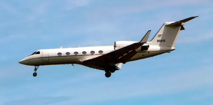 Framed Print : Gulfstream C-20H 92-0375 Framed Print : Gulfstream C-20H 92-0375
