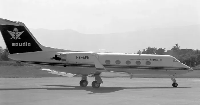 Framed Print : Gulfstream III HZ-AFN Framed Print : Gulfstream III HZ-AFN