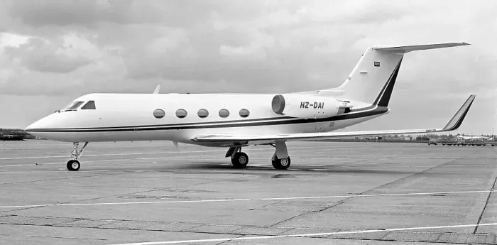 Framed Print : Gulfstream III HZ-DA1