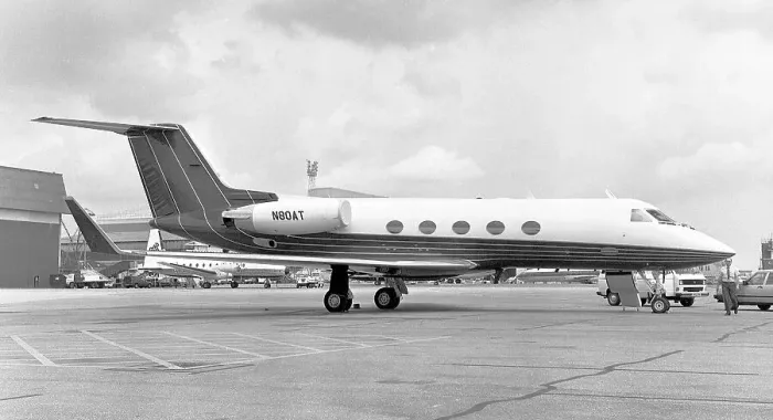 Framed Print : Gulfstream III N80AT Framed Print : Gulfstream III N80AT