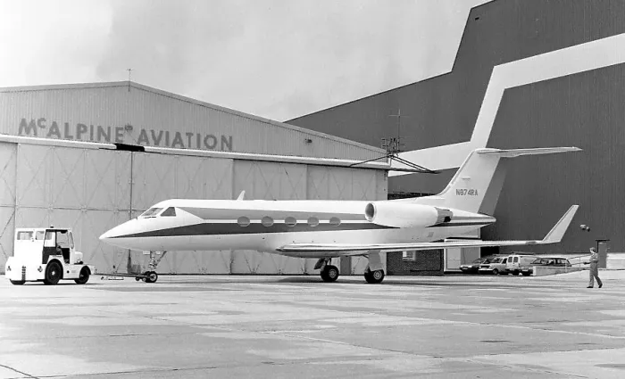 Framed Print : Gulfstream III N874RA Framed Print : Gulfstream III N874RA
