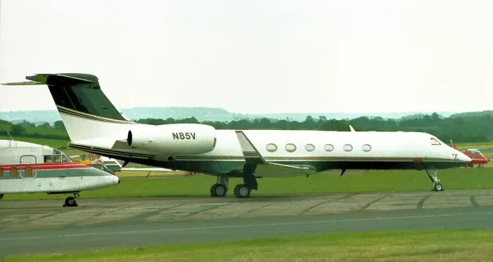 Framed Print : Gulfstream V N85V Framed Print : Gulfstream V N85V