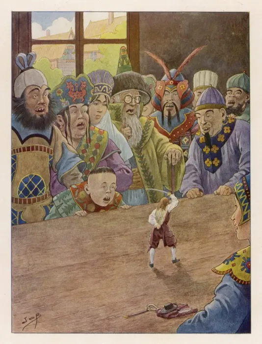Framed Print : Gulliver / Brobdingnag Framed Print : Gulliver / Brobdingnag