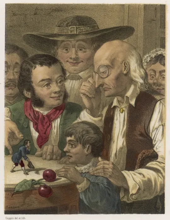 Framed Print : Gulliver & Farmers Framed Print : Gulliver & Farmers