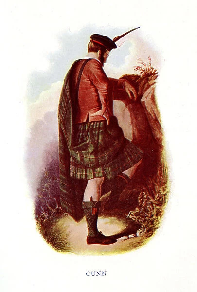 Gunn, Traditional Scottish Clan Costume