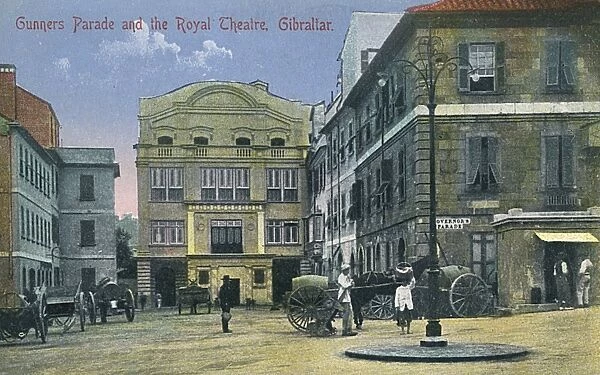 Gunners Parade and Royal Theatre, Gibraltar
