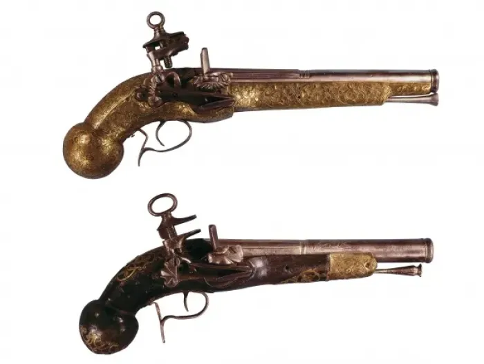 Framed Print : Guns (beg. 18th c. ). SPAIN. Barcelona. Montjuic Framed Print : Guns (beg. 18th c. ). SPAIN. Barcelona. Montjuic