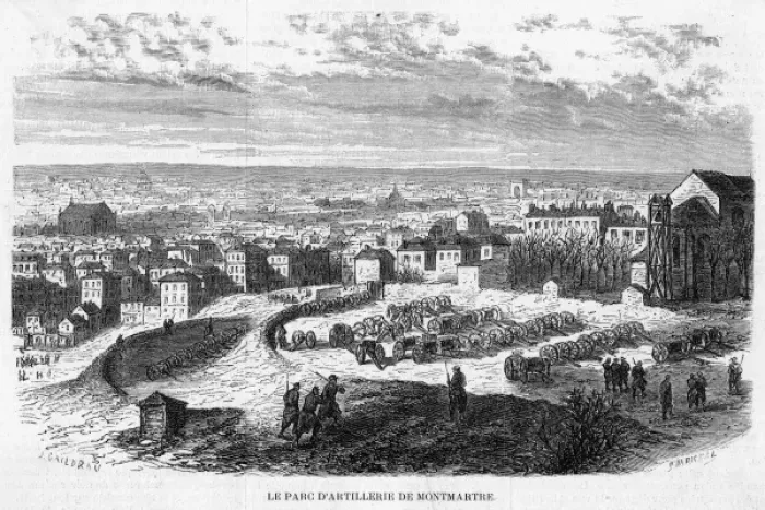 Framed Print : Guns of Montmartre Framed Print : Guns of Montmartre