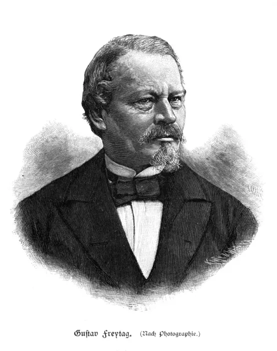 Framed Print : Gustav Freytag - 2 Framed Print : Gustav Freytag - 2