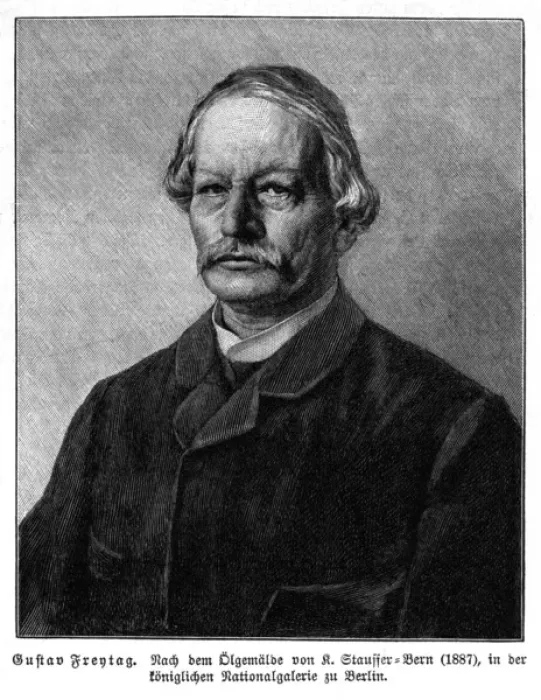 Framed Print : Gustav Freytag - 3 Framed Print : Gustav Freytag - 3