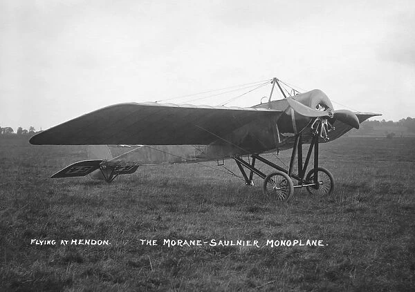 Gustav W Hamels Air-Racing Morane-Soulnier Monoplane Pa?