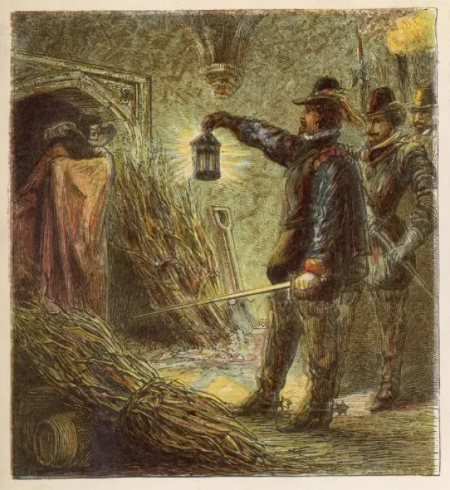 Framed Print : Guy Fawkes Discovered Framed Print : Guy Fawkes Discovered