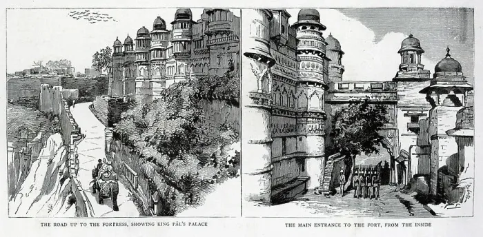 Framed Print : Gwalior Fortress, Madhya Pradesh, India Framed Print : Gwalior Fortress, Madhya Pradesh, India