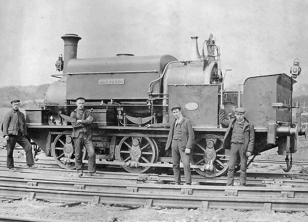 GWR locomotive, Treffgarne, Pembrokeshire, South Wales