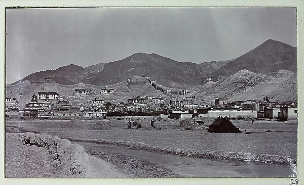 Gyantse town, from a fascinating album which reveals new details on a little-known campaign in which a British military force brushed aside Tibetan defences to capture Lhasa, in 1904