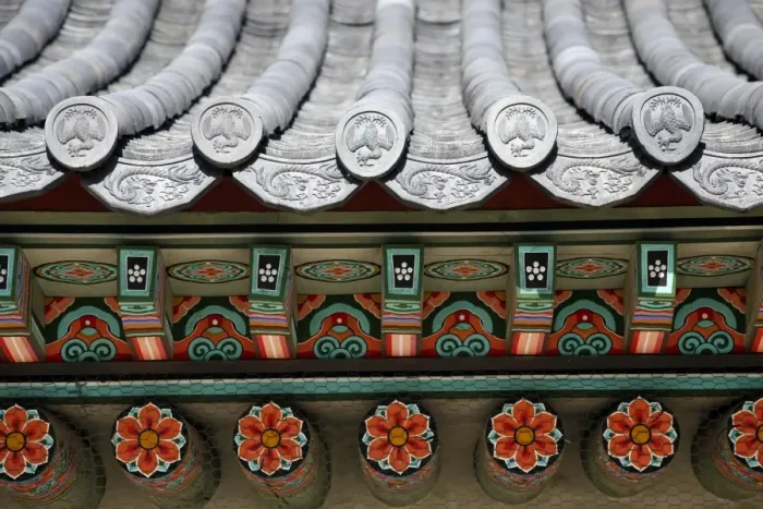 Framed Print : Gyeongbokung Palace in Seoul, South Korea Framed Print : Gyeongbokung Palace in Seoul, South Korea