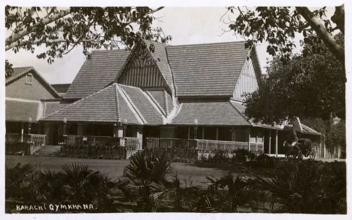 Framed Print : Gymkhana Club, Karachi, British India Framed Print : Gymkhana Club, Karachi, British India