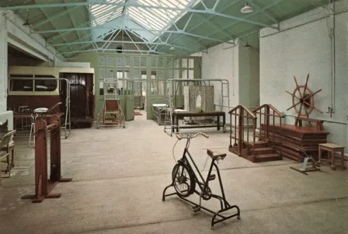 Framed Print : Gymnasium, Princess Marys Hospital, Margate, Kent Framed Print : Gymnasium, Princess Marys Hospital, Margate, Kent