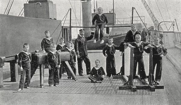 Gymnastics Class, Training Ship Wellesley, North Shields
