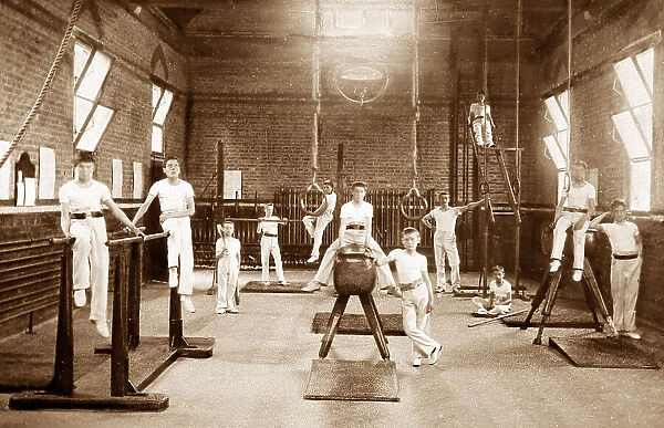 Gymnastics, Rusell Hill Schools, Purley, Victorian period