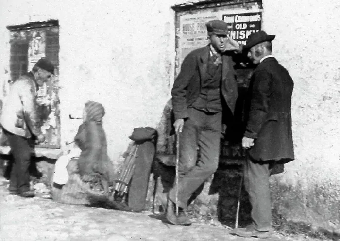 Framed Print : Gypsies, May Fair, Ballyclare, Ireland in 1883 Framed Print : Gypsies, May Fair, Ballyclare, Ireland in 1883