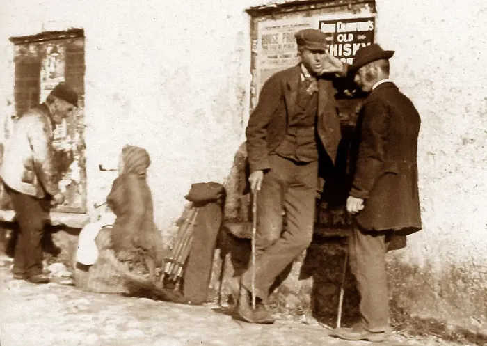 Framed Print : Gypsies, May Fair, Ballyclare, Ireland in 1883 Framed Print : Gypsies, May Fair, Ballyclare, Ireland in 1883