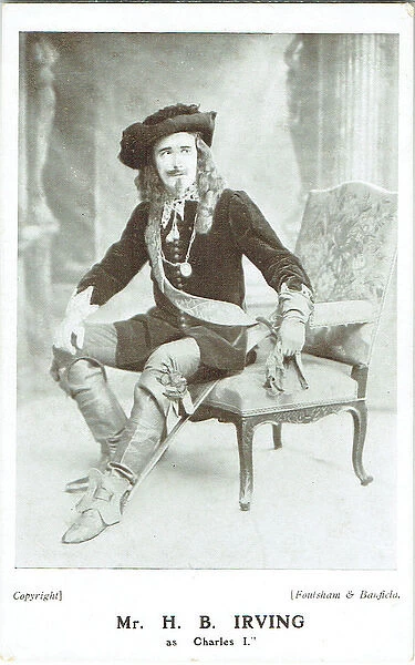 H B Irving playing Charles I by W. G. Wills