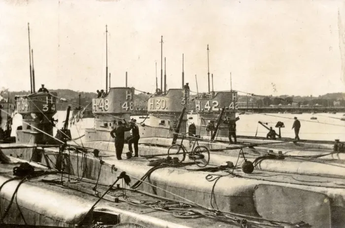 Framed Print : H Class submarines at Torquay, Devon Framed Print : H Class submarines at Torquay, Devon