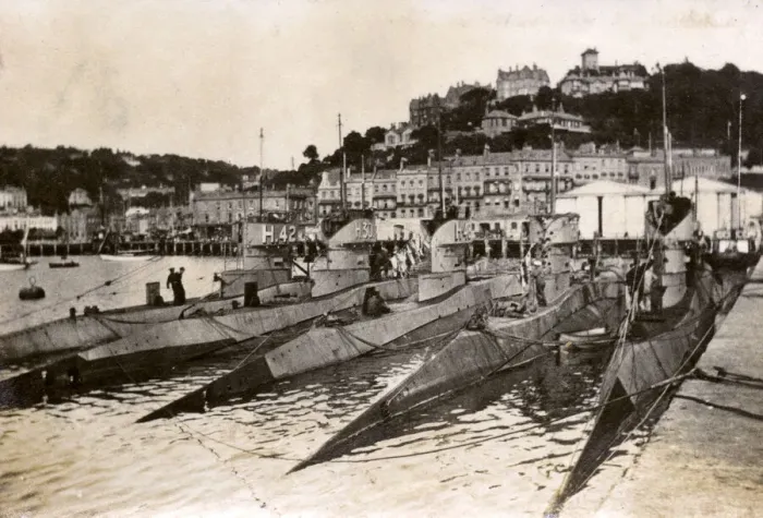 Framed Print : H Class submarines at Torquay, Devon Framed Print : H Class submarines at Torquay, Devon