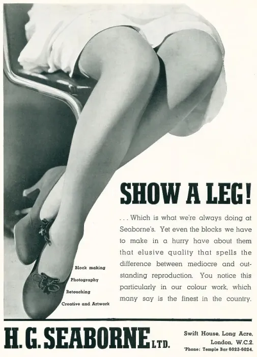 Framed Print : H. G. Seaborne, Show A Leg! Framed Print : H. G. Seaborne, Show A Leg!