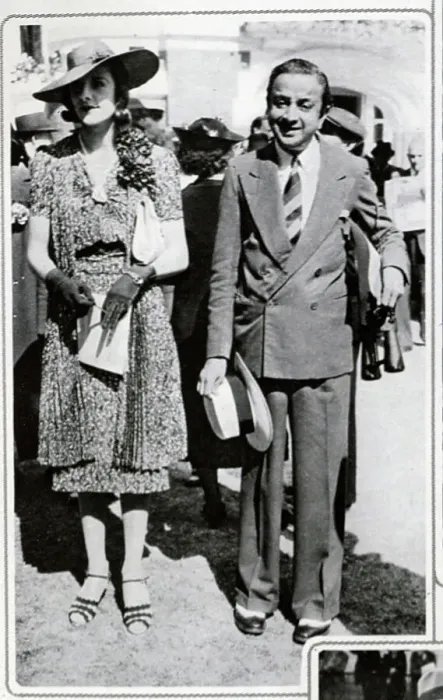 Framed Print : H. H. The Maharajah of Rajpipla with Miss Ella Atherton Framed Print : H. H. The Maharajah of Rajpipla with Miss Ella Atherton