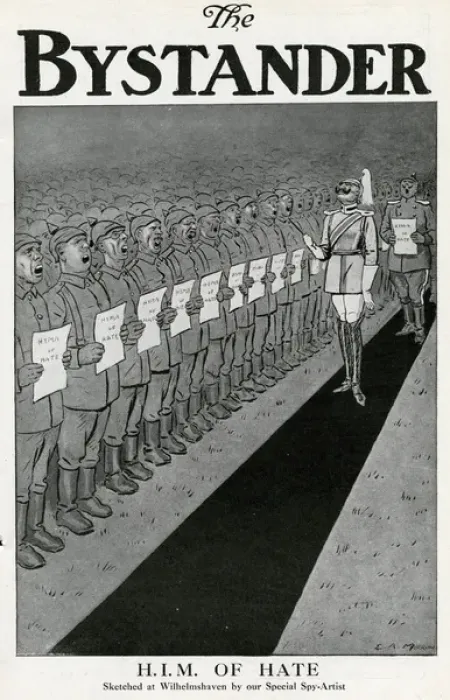 Framed Print : H. I. M, Hymn of Hate, 1915 Framed Print : H. I. M, Hymn of Hate, 1915