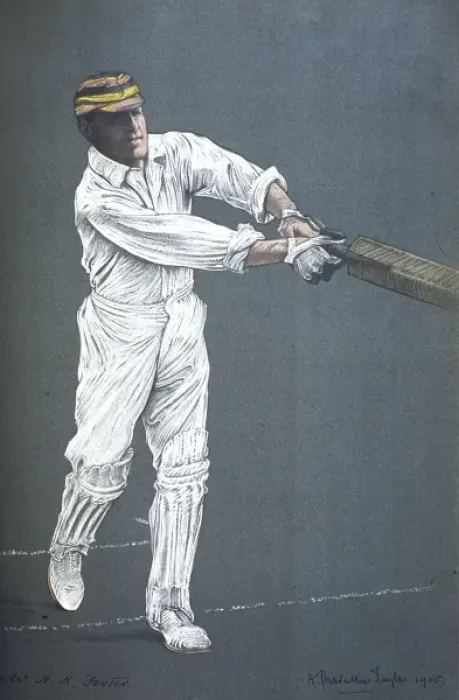 Framed Print : H K Foster - Cricketer Framed Print : H K Foster - Cricketer